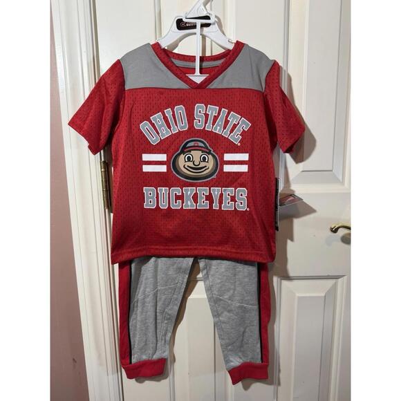 Colosseum Other - Ohio State Buckeyes 2 Piece Set TODDLER 4T Jersey And Pants New